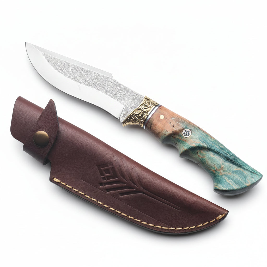 N690 Çelik Stabilize Saplı Pirinç Önlüklü Avcı Model 28.5 CM