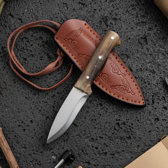 Kolye Model 10 Cm Koç Boynuzu Sap