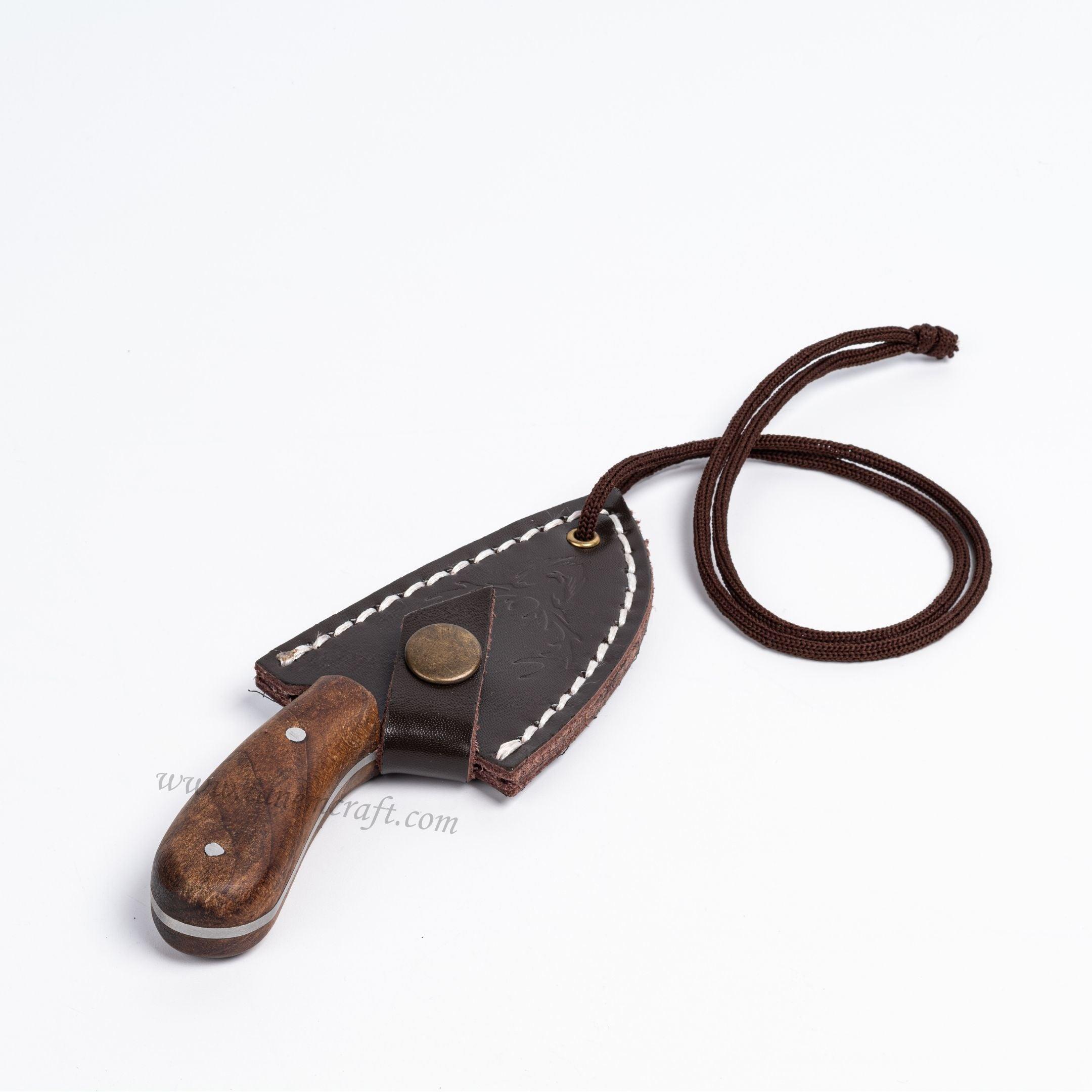 Yuzme Model Ceviz Sap Mini Kolye 14 CM - Tanem Craft