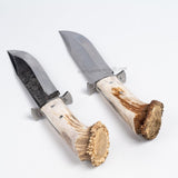 Organik Geyik Boynuzu Saplı Bowie Biçaği - Tanem Craft